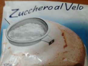 Zucchero a velo aromatizzato all'arancia